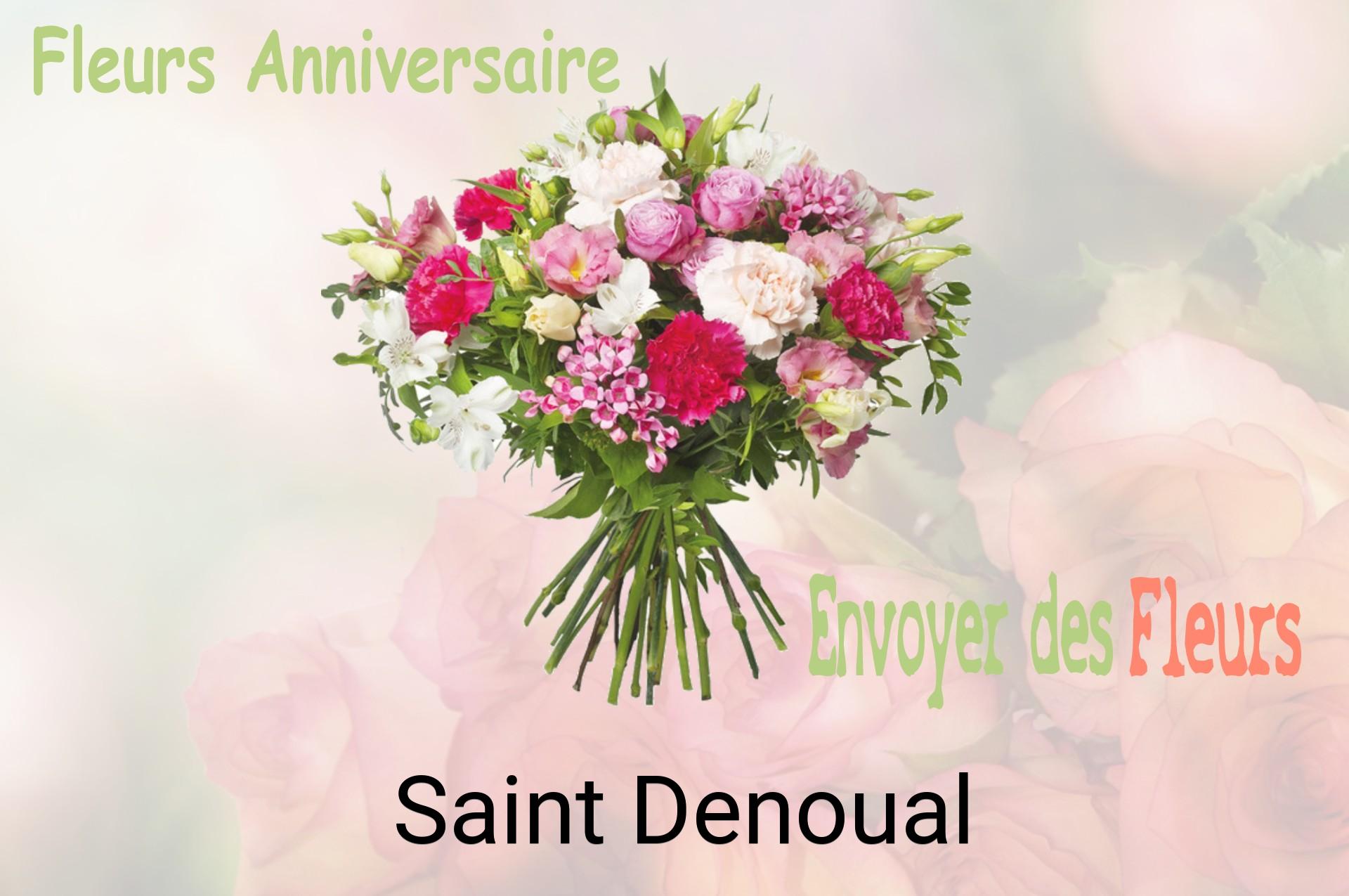 Bouquet de fleurs d’anniversaire livré à Saint-Denoual