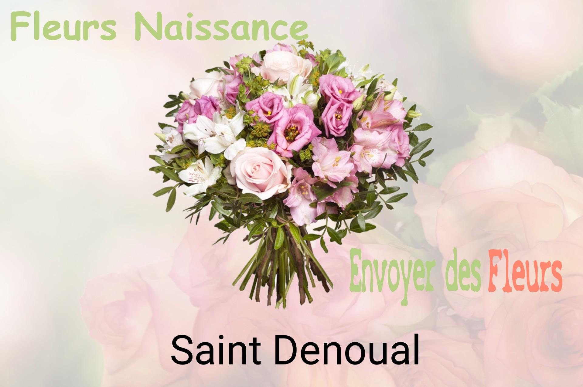 Bouquet de fleurs de naissance livré à Saint-Denoual